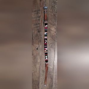 Circle y of yoakum leather belt